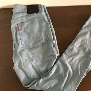 Pale Blue Slim Fit Levi's, Size 30